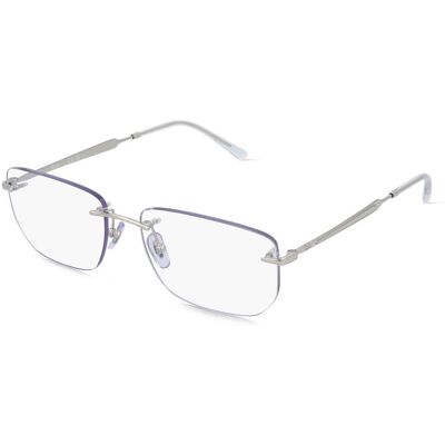 Luxottica Fashion Brillen Vertriebs GmbH Ray-Ban 0RX3768V Unisex-Brille inkl. Gläser Randlos Geometrisch Metall-Gestell 56/17/145, Silber Luxottica Fashion Brillen Vertriebs GmbH Ray-Ban 0RX3768V Unisex-Brille inkl. Gläser Randlos Geometrisch Metall-Gestell 56/17/145, Silber