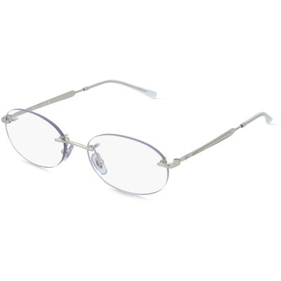 Luxottica Fashion Brillen Vertriebs GmbH Ray-Ban 0RX3767V Unisex-Brille inkl. Gläser Randlos Oval Metall-Gestell 52/18/145, Silber Luxottica Fashion Brillen Vertriebs GmbH Ray-Ban 0RX3767V Unisex-Brille inkl. Gläser Randlos Oval Metall-Gestell 52/18/145, Silber