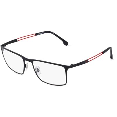 Safilo GmbH Carrera 8831 Herren-Brille inkl. Gläser Vollrand Quadratisch Titan-Gestell 55/18/140, Schwarz Safilo GmbH Carrera 8831 Herren-Brille inkl. Gläser Vollrand Quadratisch Titan-Gestell 55/18/140, Schwarz