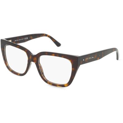 Luxottica Fashion Brillen Vertriebs GmbH Jimmy Choo JC3019B Damen-Brille inkl. Gläser Vollrand Quadratisch Acetat-Gestell 54/17/145, Havanna Luxottica Fashion Brillen Vertriebs GmbH Jimmy Choo JC3019B Damen-Brille inkl. Gläser Vollrand Quadratisch Acetat-Gestell 54/17/145, Havanna