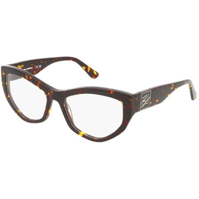 Marchon Germany GmbH Karl Lagerfeld KL6211 Damen-Brille inkl. Gläser Vollrand Cat Eye Acetat-Gestell 55/17/140, Havanna Marchon Germany GmbH Karl Lagerfeld KL6211 Damen-Brille inkl. Gläser Vollrand Cat Eye Acetat-Gestell 55/17/140, Havanna