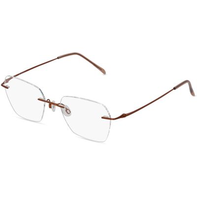 Wenzhou Bada Optical Co. , LTD Fielmann BD 465 CL Damen-Brille inkl. Gläser Randlos Quadratisch Edelstahl-Gestell 52/18/135, Braun Wenzhou Bada Optical Co. , LTD Fielmann BD 465 CL Damen-Brille inkl. Gläser Randlos Quadratisch Edelstahl-Gestell 52/18/135, Braun