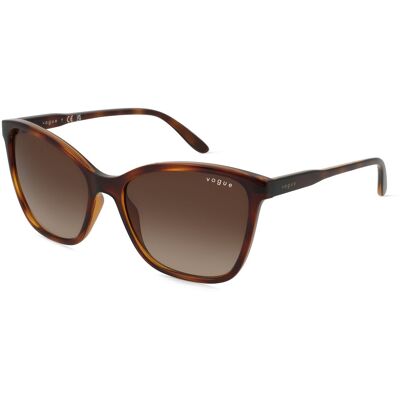 Luxottica Fashion Brillen Vertriebs GmbH Vogue eyewear VO5520S Damen-Sonnenbrille Vollrand Butterfly Kunststoff-Gestell, Havanna Luxottica Fashion Brillen Vertriebs GmbH Vogue eyewear VO5520S Damen-Sonnenbrille Vollrand Butterfly Kunststoff-Gestell, Havanna