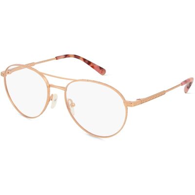 Luxottica Fashion Brillen Vertriebs GmbH Michael Kors MK3069 EDGARTOWN Damen-Brille inkl. Gläser Vollrand Rund Metall-Gestell 54/17/140, Gold Luxottica Fashion Brillen Vertriebs GmbH Michael Kors MK3069 EDGARTOWN Damen-Brille inkl. Gläser Vollrand Rund Metall-Gestell 54/17/140, Gold