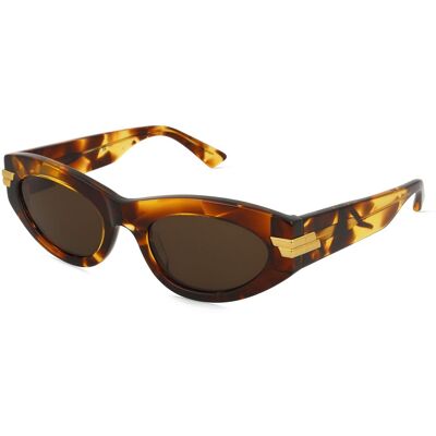 Kering Eyewear Spa Bottega Veneta BV1189S Unisex-Sonnenbrille Vollrand Butterfly Kunststoff-Gestell, Havanna Kering Eyewear Spa Bottega Veneta BV1189S Unisex-Sonnenbrille Vollrand Butterfly Kunststoff-Gestell, Havanna