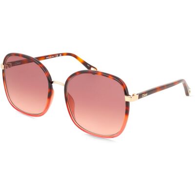 Kering Eyewear Spa Chloé CH0031S Damen-Sonnenbrille Vollrand Eckig Kunststoff-Gestell, Havanna Kering Eyewear Spa Chloé CH0031S Damen-Sonnenbrille Vollrand Eckig Kunststoff-Gestell, Havanna