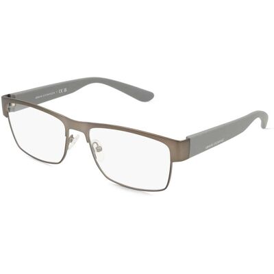 Luxottica Fashion Brillen Vertriebs GmbH Armani Exchange 0AX1065 Herren-Brille inkl. Gläser Vollrand Quadratisch Metall-Gestell 56/17/145, Grau Luxottica Fashion Brillen Vertriebs GmbH Armani Exchange 0AX1065 Herren-Brille inkl. Gläser Vollrand Quadratisch Metall-Gestell 56/17/145, Grau