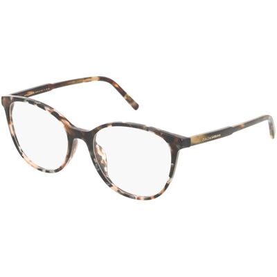 Luxottica Fashion Brillen Vertriebs GmbH Dolce&Gabbana 0DG3425 Damen-Brille inkl. Gläser Vollrand Butterfly Acetat-Gestell 54/18/145, Havanna Luxottica Fashion Brillen Vertriebs GmbH Dolce&Gabbana 0DG3425 Damen-Brille inkl. Gläser Vollrand Butterfly Acetat-Gestell 54/18/145, Havanna