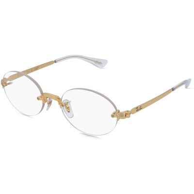 Luxottica Fashion Brillen Vertriebs GmbH Ray-Ban RX3929V Unisex-Brille inkl. Gläser Randlos Eckig Metall-Gestell 52/20/145, Gold Luxottica Fashion Brillen Vertriebs GmbH Ray-Ban RX3929V Unisex-Brille inkl. Gläser Randlos Eckig Metall-Gestell 52/20/145, Gold