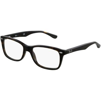 Luxottica Fashion Brillen Vertriebs GmbH Ray-Ban RB 5228 Unisex-Brille inkl. Gläser Vollrand Quadratisch Kunststoff-Gestell 50/17/140, Havanna Luxottica Fashion Brillen Vertriebs GmbH Ray-Ban RB 5228 Unisex-Brille inkl. Gläser Vollrand Quadratisch Kunststoff-Gestell 50/17/140, Havanna