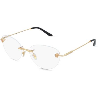 Versace VE1305 - Runde Vintage Damenbrille in Gold Versace VE1305 - Runde Vintage Damenbrille in Gold