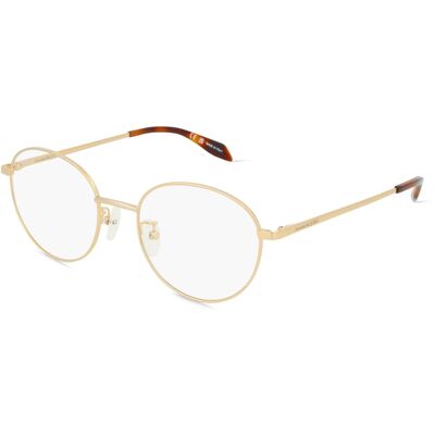 Alexander McQueen AM0414O 002 - Unisex-Brille - Gold Alexander McQueen AM0414O 002 - Unisex-Brille - Gold