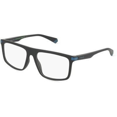 Safilo GmbH Polaroid PLD D448 Herren-Brille inkl. Gläser Vollrand Quadratisch Kunststoff-Gestell 55/16/140, Schwarz Safilo GmbH Polaroid PLD D448 Herren-Brille inkl. Gläser Vollrand Quadratisch Kunststoff-Gestell 55/16/140, Schwarz