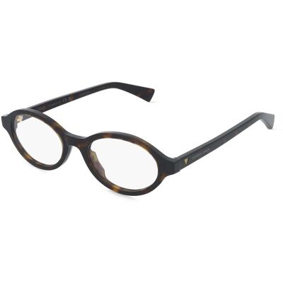 Kering Eyewear Spa Bottega Veneta BV1367O Damen-Brille inkl. Gläser Vollrand Rund Acetat-Gestell 50/19/145, Havanna Kering Eyewear Spa Bottega Veneta BV1367O Damen-Brille inkl. Gläser Vollrand Rund Acetat-Gestell 50/19/145, Havanna