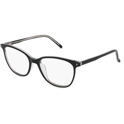 OWP Brillen GmbH Optische Werke Fielmann 2215 FLEX CL Unisex-Brille inkl. Gläser Vollrand Quadratisch Acetat-Gestell 52/17/140, Schwarz OWP Brillen GmbH Optische Werke Fielmann 2215 FLEX CL Unisex-Brille inkl. Gläser Vollrand Quadratisch Acetat-Gestell 52/17/140, Schwarz