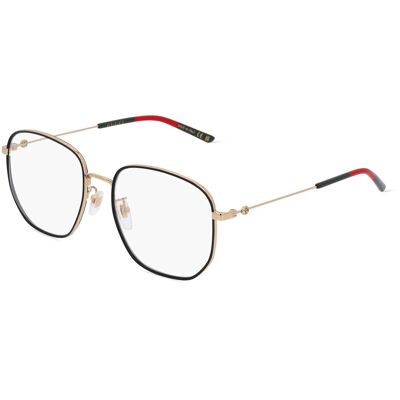 Kering Eyewear Spa Gucci GG1197OA Unisex-Brille inkl. Gläser Vollrand Quadratisch Metall-Gestell 56/19/145, Schwarz Kering Eyewear Spa Gucci GG1197OA Unisex-Brille inkl. Gläser Vollrand Quadratisch Metall-Gestell 56/19/145, Schwarz