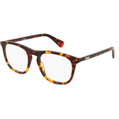 Thélios Kenzo KZ50192I Unisex-Brille inkl. Gläser Vollrand Panto Kunststoff-Gestell 52/20/150, Rot Thélios Kenzo KZ50192I Unisex-Brille inkl. Gläser Vollrand Panto Kunststoff-Gestell 52/20/150, Rot