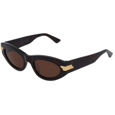 Kering Eyewear Spa Bottega Veneta BV1189S Unisex-Sonnenbrille Vollrand Butterfly Kunststoff-Gestell, Havanna Kering Eyewear Spa Bottega Veneta BV1189S Unisex-Sonnenbrille Vollrand Butterfly Kunststoff-Gestell, Havanna