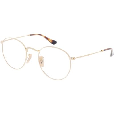 Luxottica Fashion Brillen Vertriebs GmbH Ray-Ban RB 3447 V Unisex-Brille inkl. Gläser Vollrand Panto Metall-Gestell 50/21/145, Gold Luxottica Fashion Brillen Vertriebs GmbH Ray-Ban RB 3447 V Unisex-Brille inkl. Gläser Vollrand Panto Metall-Gestell 50/21/145, Gold