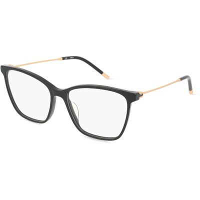 DE RIGO Vision D.A.CH. GmbH Furla FULVFU635 Unisex-Brille inkl. Gläser Vollrand Quadratisch Kunststoff-Gestell 54/15/140, Schwarz DE RIGO Vision D.A.CH. GmbH Furla FULVFU635 Unisex-Brille inkl. Gläser Vollrand Quadratisch Kunststoff-Gestell 54/15/140, Schwarz