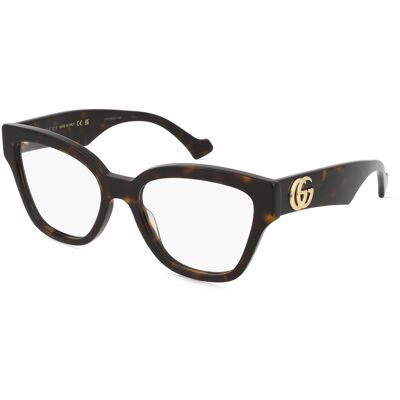 Kering Eyewear Spa Gucci GG1424O Unisex-Brille inkl. Gläser Vollrand Panto Acetat-Gestell 54/18/145, Havanna Kering Eyewear Spa Gucci GG1424O Unisex-Brille inkl. Gläser Vollrand Panto Acetat-Gestell 54/18/145, Havanna