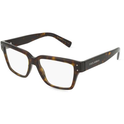 Luxottica Fashion Brillen Vertriebs GmbH Dolce&Gabbana 0DG3383 Herren-Brille inkl. Gläser Vollrand Quadratisch Acetat-Gestell 53/16/145, Havanna Luxottica Fashion Brillen Vertriebs GmbH Dolce&Gabbana 0DG3383 Herren-Brille inkl. Gläser Vollrand Quadratisch Acetat-Gestell 53/16/145, Havanna