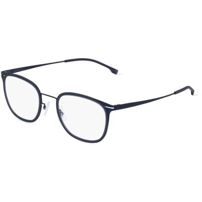 Hugo Boss 1427 Blaue Matt Rechteckige Brille - Brille Hugo Boss 1427 Blaue Matt Rechteckige Brille - Brille
