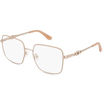 Marcolin Deutschland GmbH Guess GU2953 Damen-Brille inkl. Gläser Vollrand Quadratisch Metall-Gestell 53/17/140, Beige Marcolin Deutschland GmbH Guess GU2953 Damen-Brille inkl. Gläser Vollrand Quadratisch Metall-Gestell 53/17/140, Beige