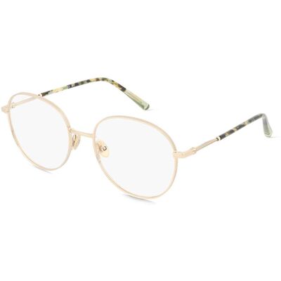 Design Eyewear Group Germany GmbH Scotch & Soda 1026 Unisex-Brille inkl. Gläser Vollrand Rund Metall-Gestell 54/19/140, Gold Design Eyewear Group Germany GmbH Scotch & Soda 1026 Unisex-Brille inkl. Gläser Vollrand Rund Metall-Gestell 54/19/140, Gold
