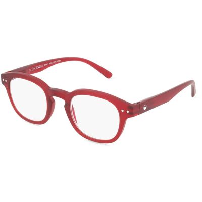 Optim OKIDOKI JIMMY Reader Unisex-Fertiglesebrille Vollrand Panto Kunststoff-Gestell, Rot Optim OKIDOKI JIMMY Reader Unisex-Fertiglesebrille Vollrand Panto Kunststoff-Gestell, Rot
