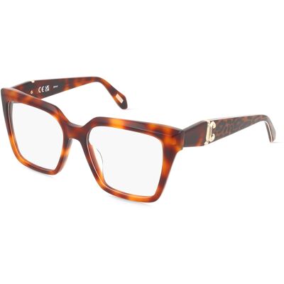 DE RIGO Vision D.A.CH. GmbH Just Cavalli VJC117 Unisex-Brille inkl. Gläser Vollrand Quadratisch Kunststoff-Gestell 53/17/140, Havanna DE RIGO Vision D.A.CH. GmbH Just Cavalli VJC117 Unisex-Brille inkl. Gläser Vollrand Quadratisch Kunststoff-Gestell 53/17/140, Havanna
