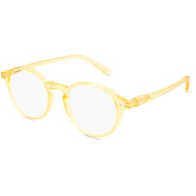 Optim OKIDOKI SAMMY Reader Unisex-Fertiglesebrille Vollrand Panto Kunststoff-Gestell, Gelb Optim OKIDOKI SAMMY Reader Unisex-Fertiglesebrille Vollrand Panto Kunststoff-Gestell, Gelb