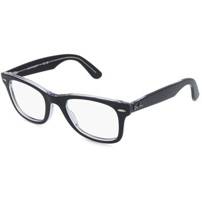 Luxottica Fashion Brillen Vertriebs GmbH Ray-Ban 0RX4340V WAYFARER EASE Unisex-Brille inkl. Gläser Vollrand Quadratisch Kunststoff-Gestell 50/22/150, Schwarz Luxottica Fashion Brillen Vertriebs GmbH Ray-Ban 0RX4340V WAYFARER EASE Unisex-Brille inkl. Gläser Vollrand Quadratisch Kunststoff-Gestell 50/22/150, Schwarz