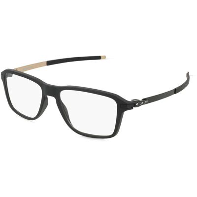 Luxottica Fashion Brillen Vertriebs GmbH Oakley OX8166 Herren-Brille inkl. Gläser Vollrand Quadratisch Kunststoff-Gestell 54/16/140, Schwarz Luxottica Fashion Brillen Vertriebs GmbH Oakley OX8166 Herren-Brille inkl. Gläser Vollrand Quadratisch Kunststoff-Gestell 54/16/140, Schwarz