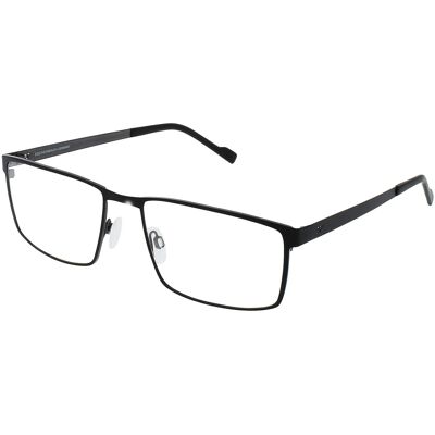 Eschenbach Optik GmbH Eschenbach 820944 Herren-Brille inkl. Gläser Vollrand Quadratisch Titan-Gestell 60/19/150, Schwarz Eschenbach Optik GmbH Eschenbach 820944 Herren-Brille inkl. Gläser Vollrand Quadratisch Titan-Gestell 60/19/150, Schwarz