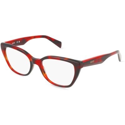 Marchon Germany GmbH Liu Jo LJ2838 Damen-Brille inkl. Gläser Vollrand Cat Eye Acetat-Gestell 53/18/140, Rot Marchon Germany GmbH Liu Jo LJ2838 Damen-Brille inkl. Gläser Vollrand Cat Eye Acetat-Gestell 53/18/140, Rot
