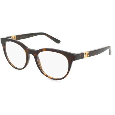 Luxottica Fashion Brillen Vertriebs GmbH Dolce&Gabbana DG3399 Damen-Brille inkl. Gläser Vollrand Panto Acetat-Gestell 52/20/145, Havanna Luxottica Fashion Brillen Vertriebs GmbH Dolce&Gabbana DG3399 Damen-Brille inkl. Gläser Vollrand Panto Acetat-Gestell 52/20/145, Havanna