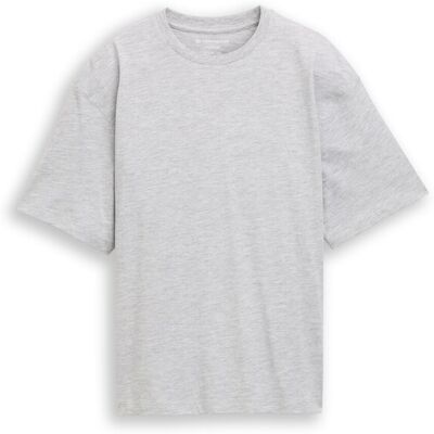 TOM TAILOR Jungen Oversize T-Shirt mit Foto-Rückenprint, grau, Meliert, Gr. 176 TOM TAILOR Jungen Oversize T-Shirt mit Foto-Rückenprint, grau, Meliert, Gr. 176