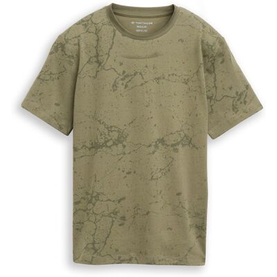 TOM TAILOR Jungen Tie-Dye T-Shirt, grün, Gemustert, Gr. 176 TOM TAILOR Jungen Tie-Dye T-Shirt, grün, Gemustert, Gr. 176
