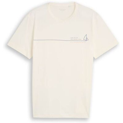 TOM TAILOR Herren T-Shirt mit Print, braun, Uni, Gr. XXL TOM TAILOR Herren T-Shirt mit Print, braun, Uni, Gr. XXL