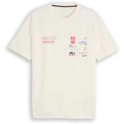 TOM TAILOR Herren T-Shirt mit Waffelstruktur, braun, Uni, Gr. XXL TOM TAILOR Herren T-Shirt mit Waffelstruktur, braun, Uni, Gr. XXL