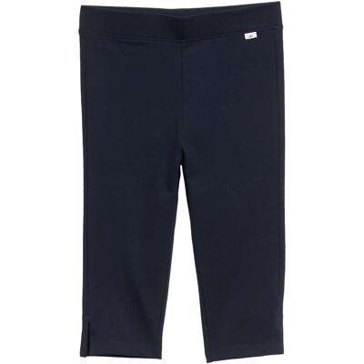 TOM TAILOR Mädchen Basic Capri Leggings, blau, Uni, Gr. 92/98 TOM TAILOR Mädchen Basic Capri Leggings, blau, Uni, Gr. 92/98