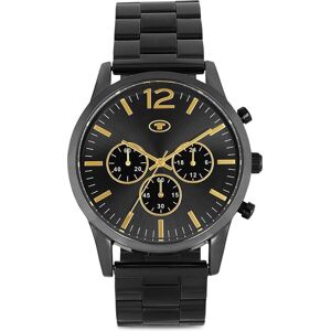 TOM TAILOR Herren Armbanduhr aus Edelstahl anthrazit mit 42mm, bunt, Gr. ONESIZE TOM TAILOR Herren Armbanduhr aus Edelstahl anthrazit mit 42mm, bunt, Gr. ONESIZE