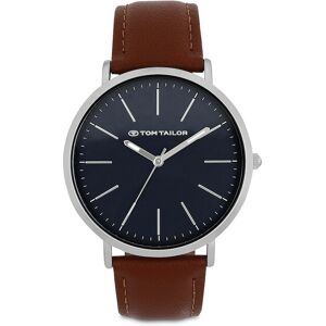 TOM TAILOR Herren Armbanduhr silber - Ziffernblatt braun mit 40mm, silber, Gr. ONESIZE TOM TAILOR Herren Armbanduhr silber - Ziffernblatt braun mit 40mm, silber, Gr. ONESIZE
