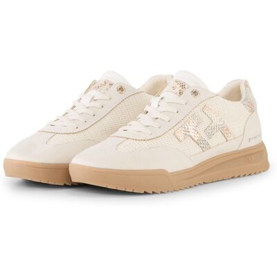 TOM TAILOR Damen Sneaker mit Flecht-Details, beige, Animalprint, Gr. 42 TOM TAILOR Damen Sneaker mit Flecht-Details, beige, Animalprint, Gr. 42