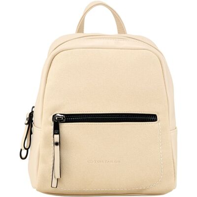 TOM TAILOR Damen TTTAMARA S Rucksack in Canvas-Optik, beige, Uni, Gr. ONESIZE TOM TAILOR Damen TTTAMARA S Rucksack in Canvas-Optik, beige, Uni, Gr. ONESIZE