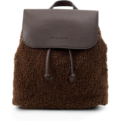 TOM TAILOR Damen TTZELINA S Rucksack mit Umschlag, braun, Uni, Gr. ONESIZE TOM TAILOR Damen TTZELINA S Rucksack mit Umschlag, braun, Uni, Gr. ONESIZE