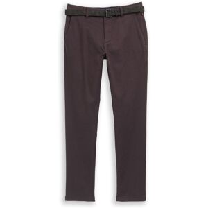 TOM TAILOR Herren TTTRAVIS SLIM Chino Hose mit Gürtel, braun, Meliert, Gr. 36/34 TOM TAILOR Herren TTTRAVIS SLIM Chino Hose mit Gürtel, braun, Meliert, Gr. 36/34