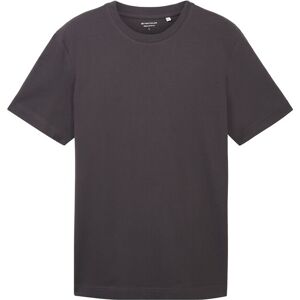 TOM TAILOR Herren Piqué T-Shirt mit Stretch, schwarz, Uni, Gr. XXXL TOM TAILOR Herren Piqué T-Shirt mit Stretch, schwarz, Uni, Gr. XXXL