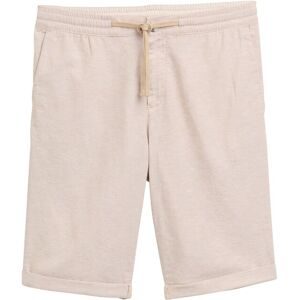 TOM TAILOR Herren Regular Shorts mit Leinenanteil, braun, Meliert, Gr. XL TOM TAILOR Herren Regular Shorts mit Leinenanteil, braun, Meliert, Gr. XL